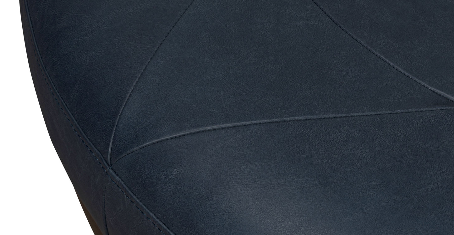 Pouf in pelle Gio