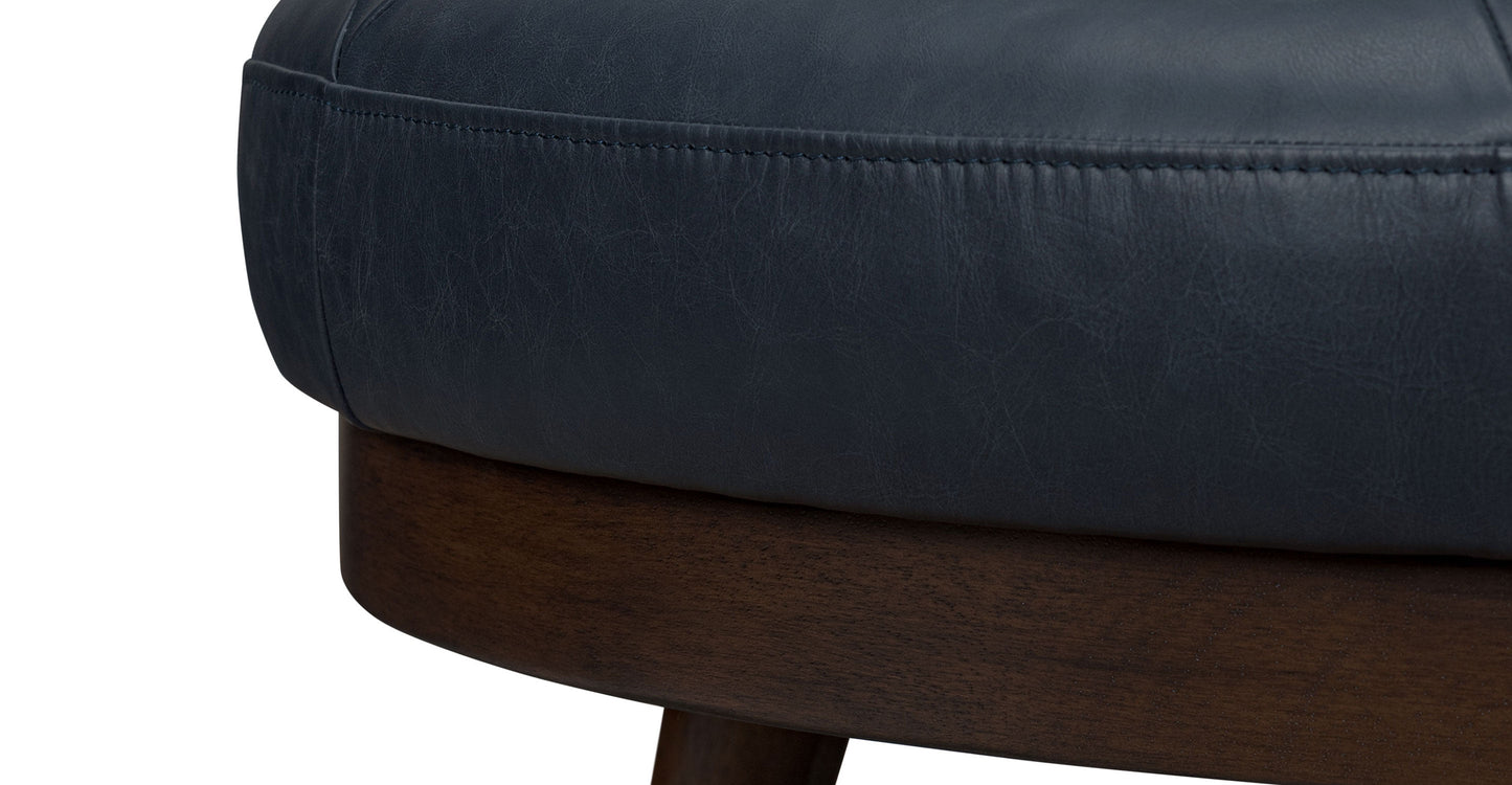 Pouf in pelle Gio