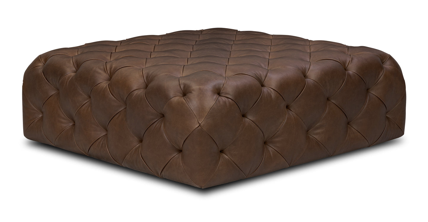 Pouf in pelle di Torino