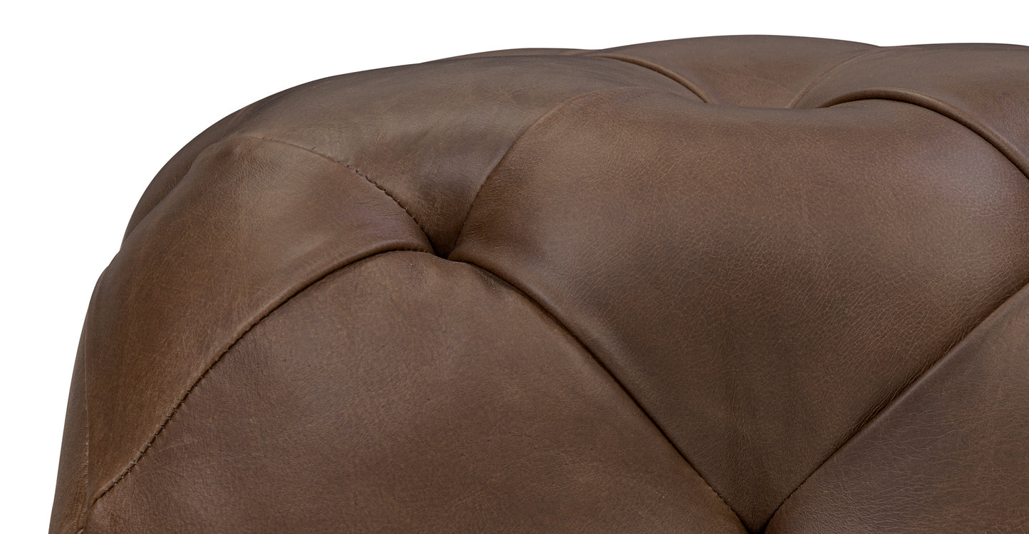 Pouf in pelle di Torino