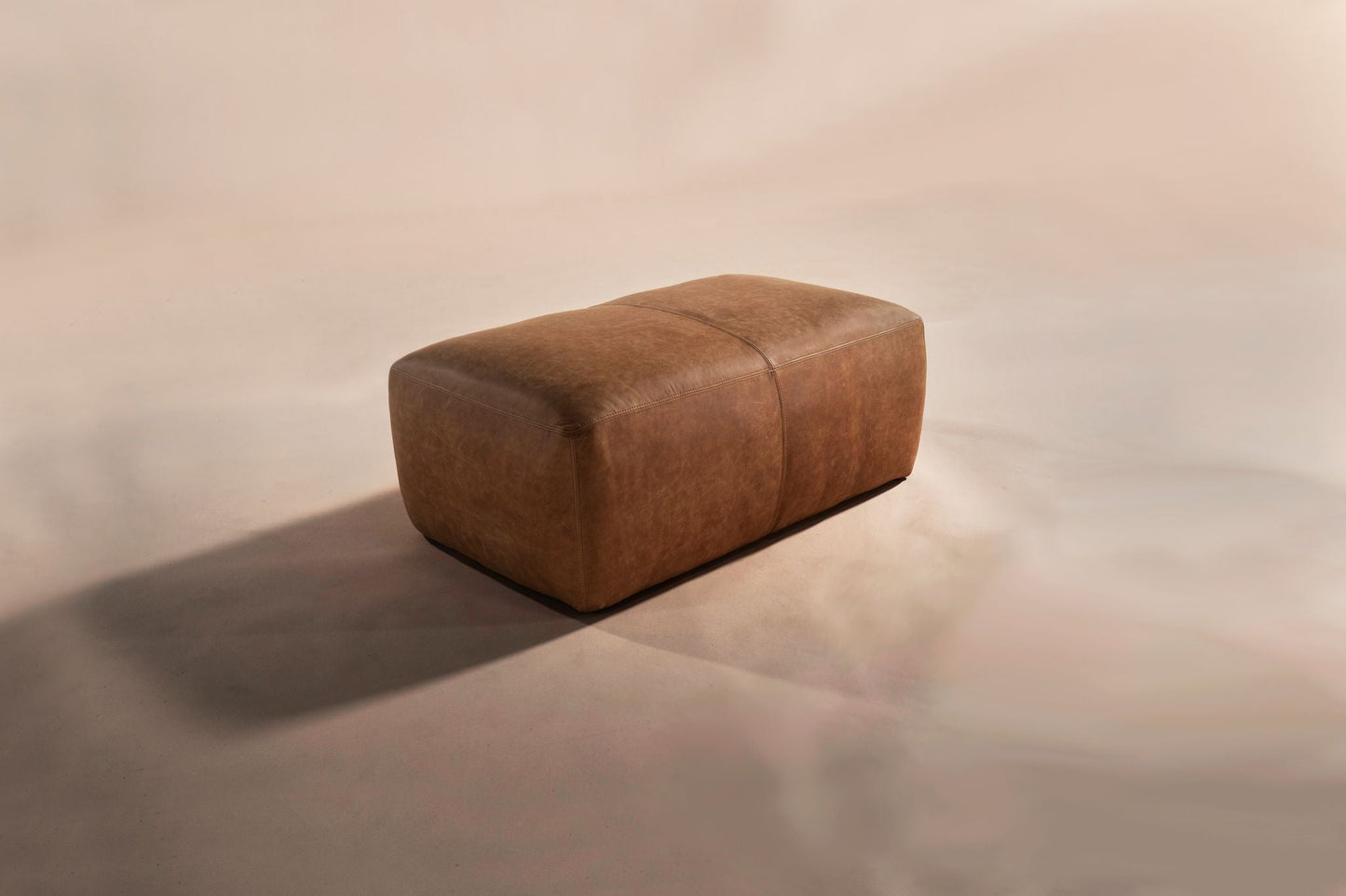 Pouf in pelle Denver