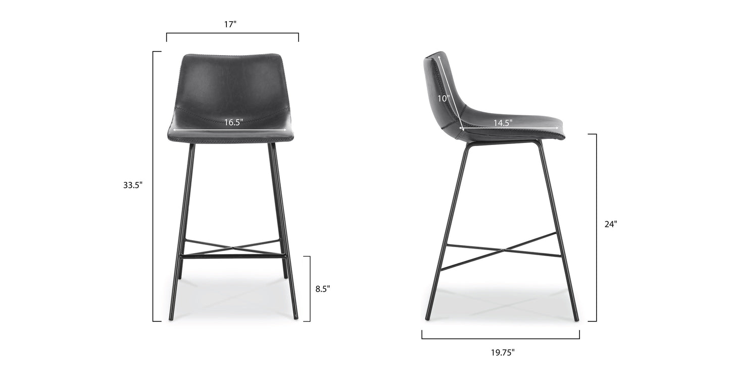 Sgabello da bar Paxton da 24"