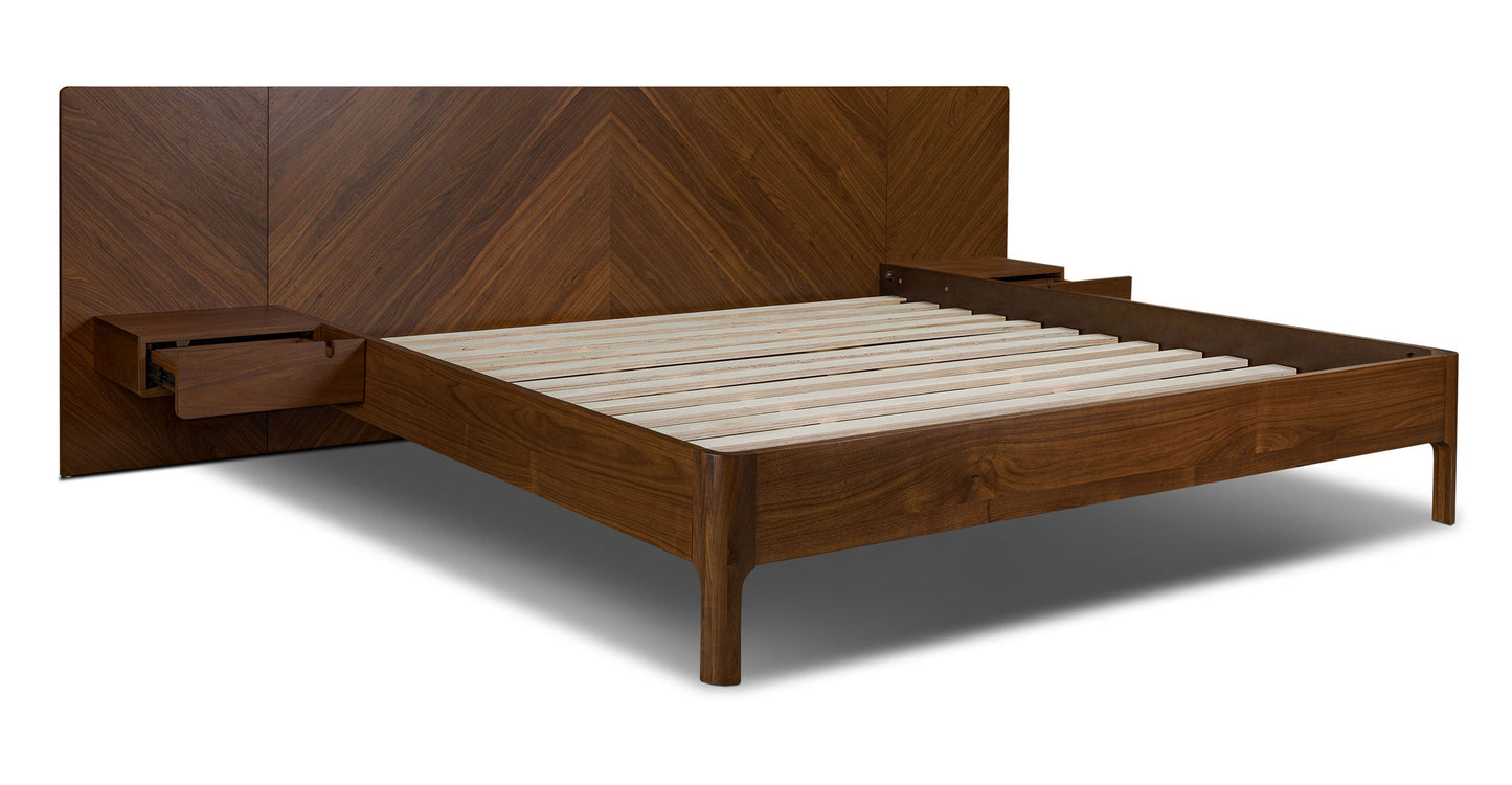 Letto basso Amalfi con comodini