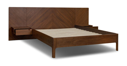 Letto basso Amalfi con comodini