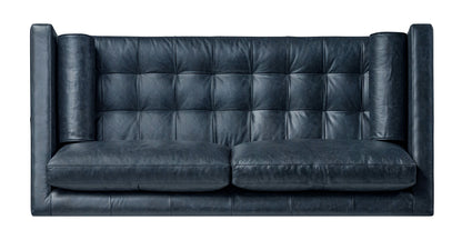 Divano letto trasformabile estraibile in pelle Napa 82