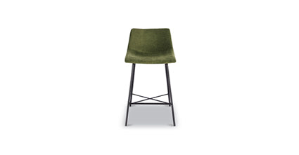 Sgabello da bar in velluto Paxton da 24"