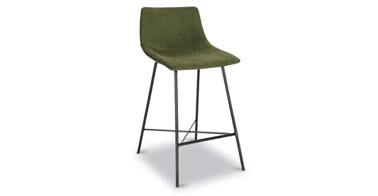 Sgabello da bar in velluto Paxton da 24"