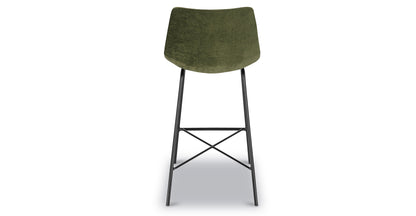 Sgabello da bar in velluto Paxton da 24"