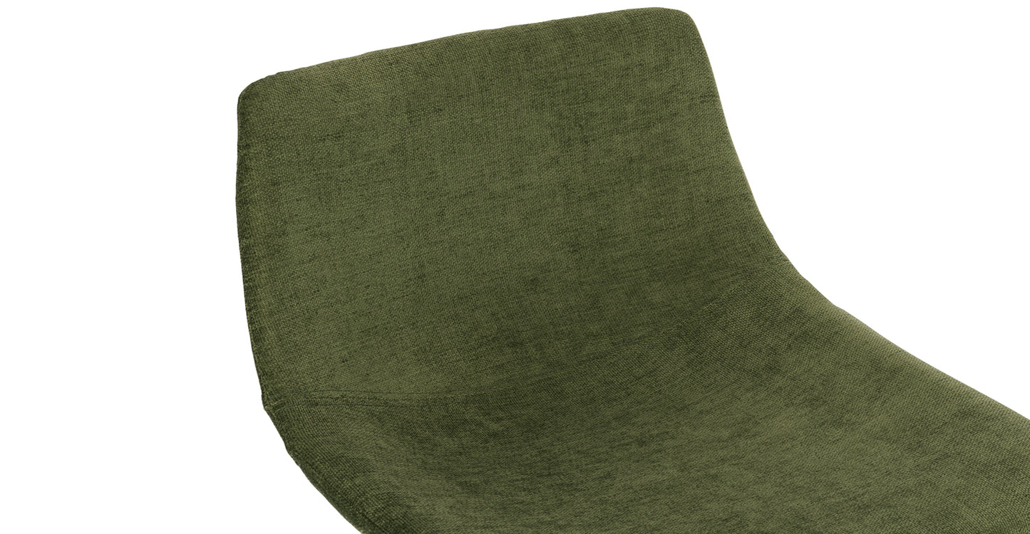 Sgabello da bar in velluto Paxton da 24"