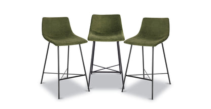 Sgabello da bar in velluto Paxton da 24"