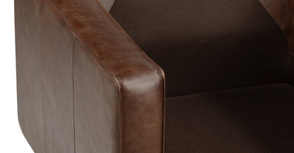 Poltrona in pelle Mateo