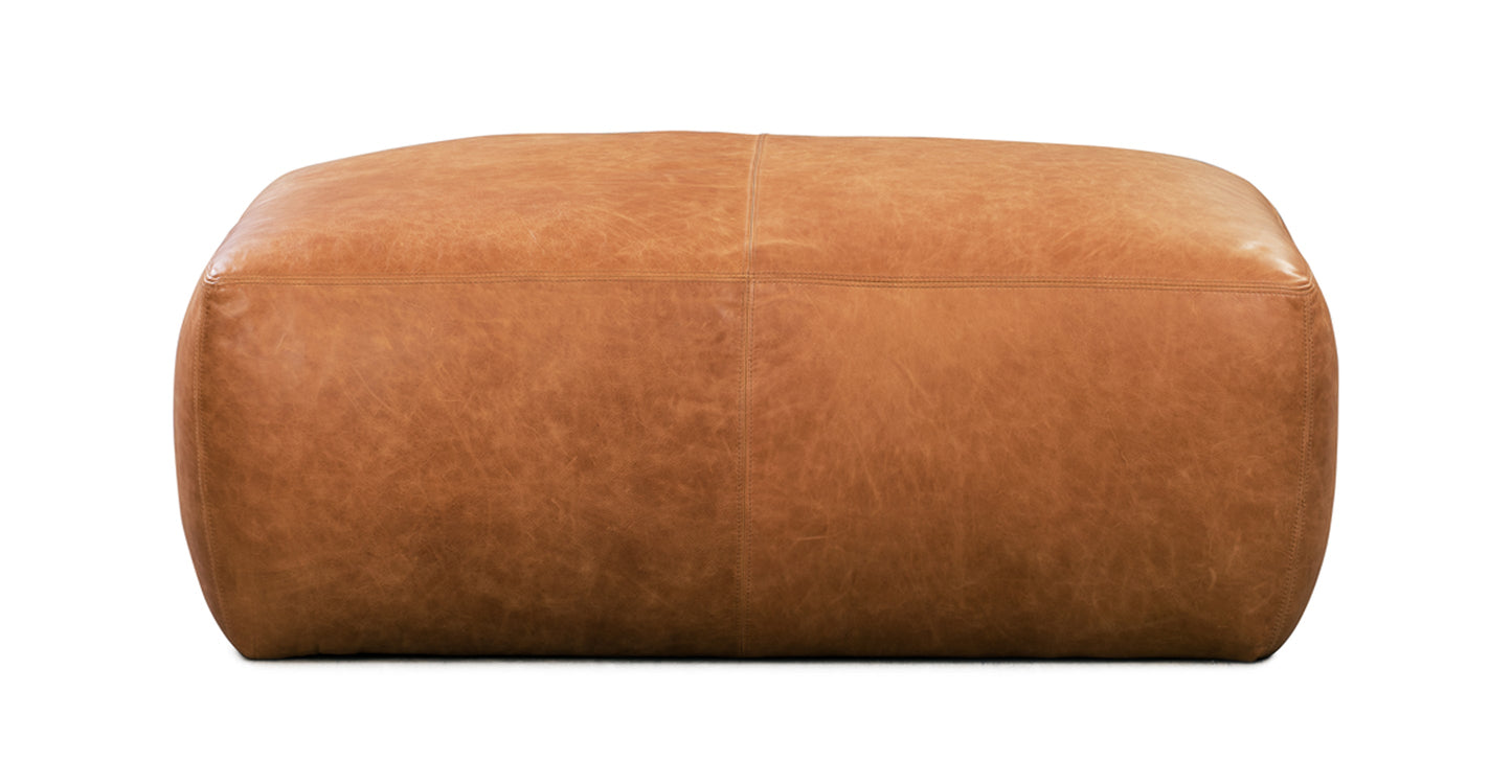 Pouf in pelle Denver