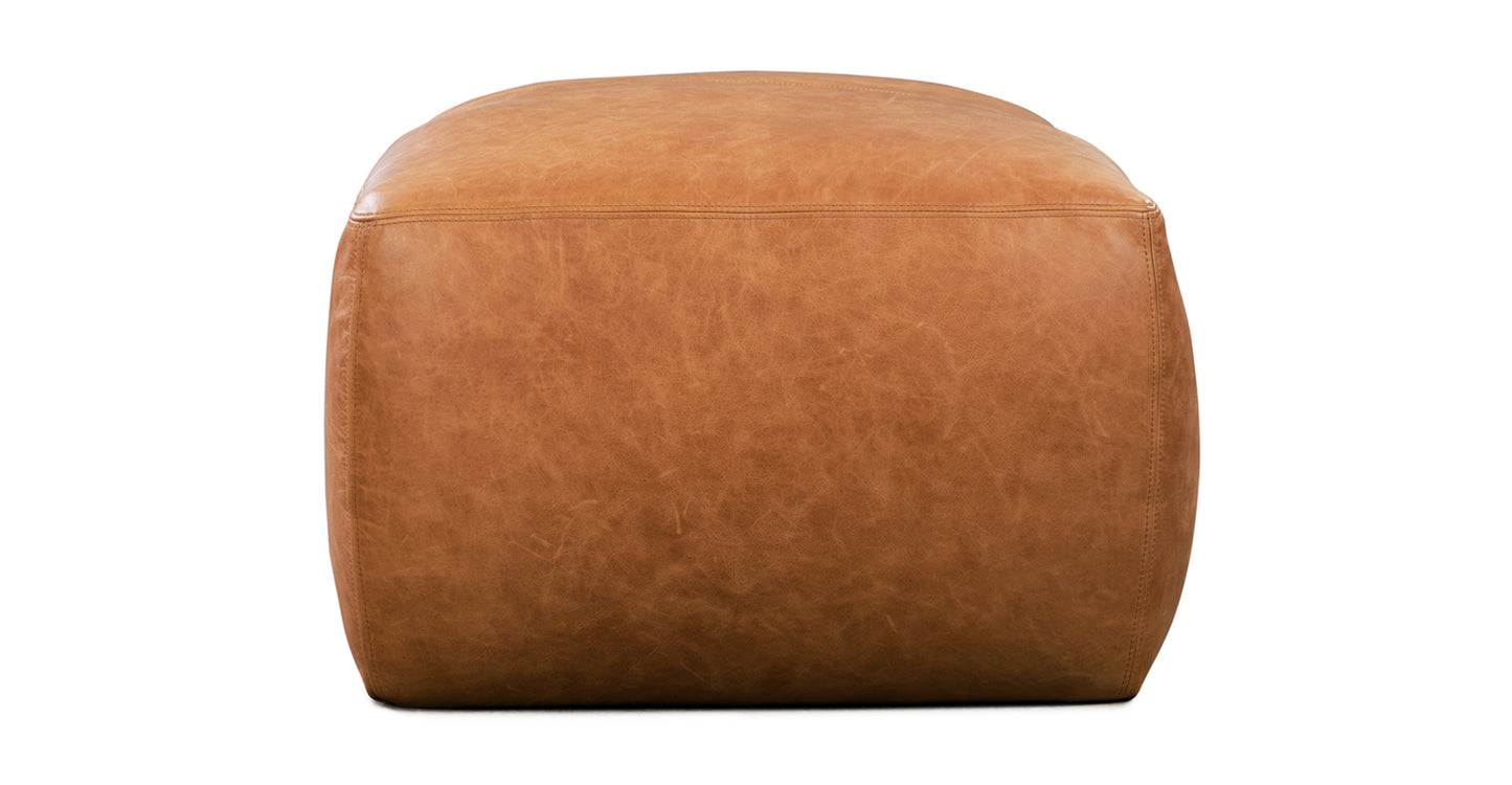 Pouf in pelle Denver