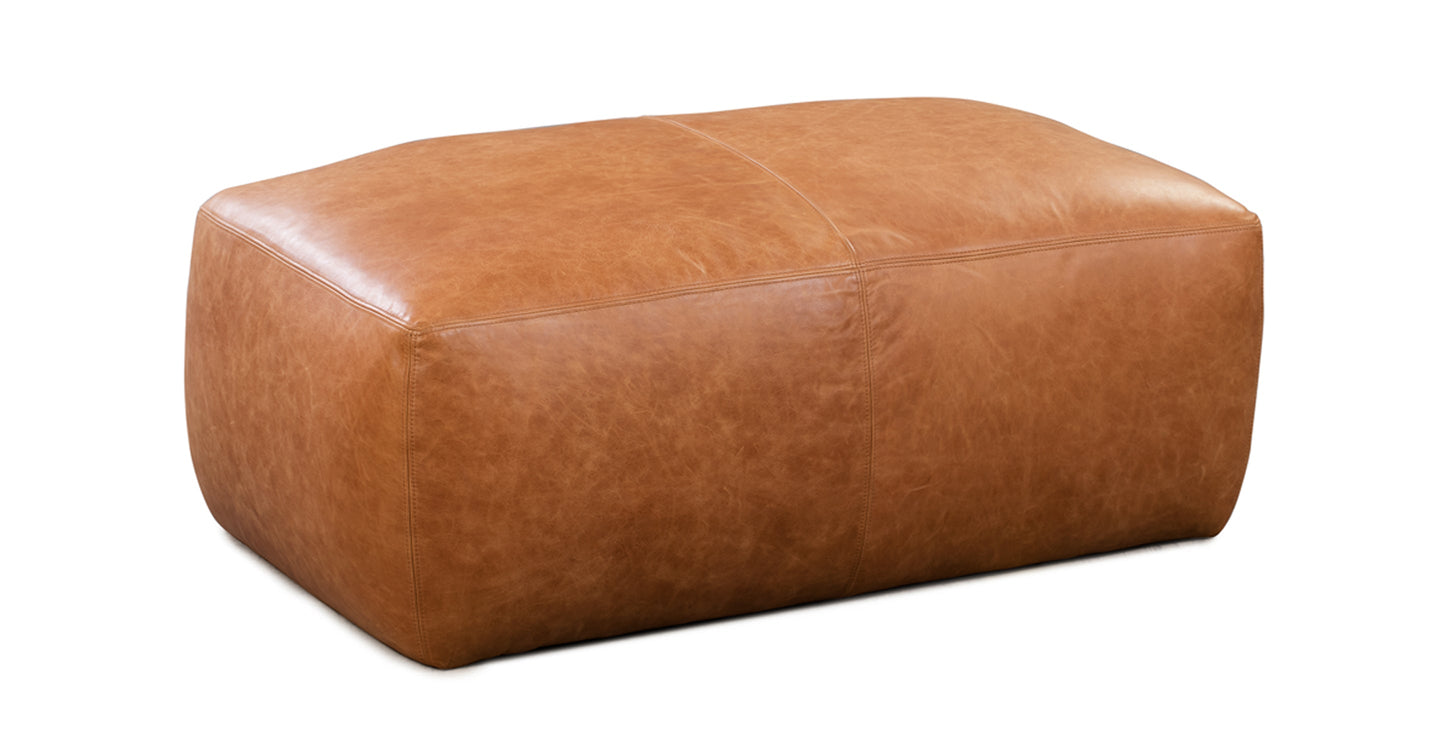 Pouf in pelle Denver