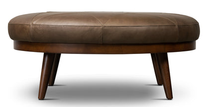 Pouf in pelle Gio