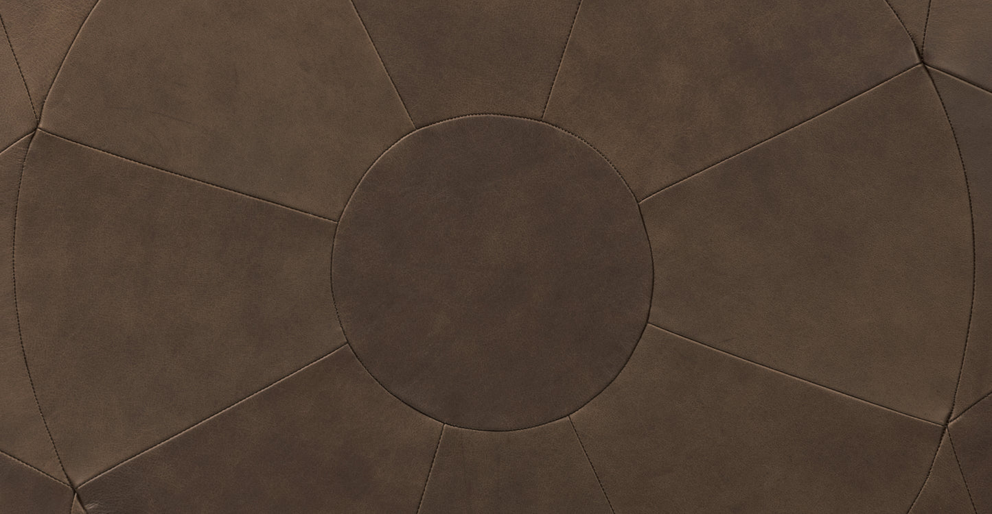 Pouf in pelle Gio