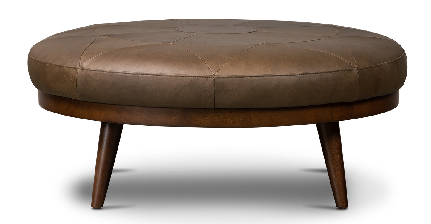 Pouf in pelle Gio