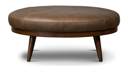 Pouf in pelle Gio