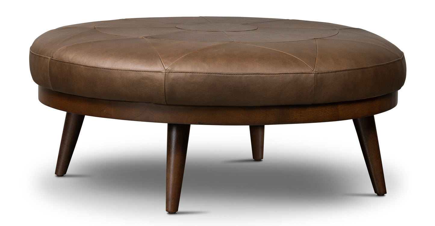 Pouf in pelle Gio