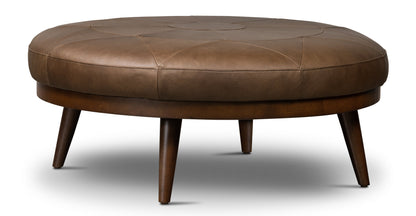 Pouf in pelle Gio