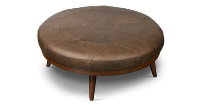 Pouf in pelle Gio