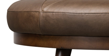Pouf in pelle Gio