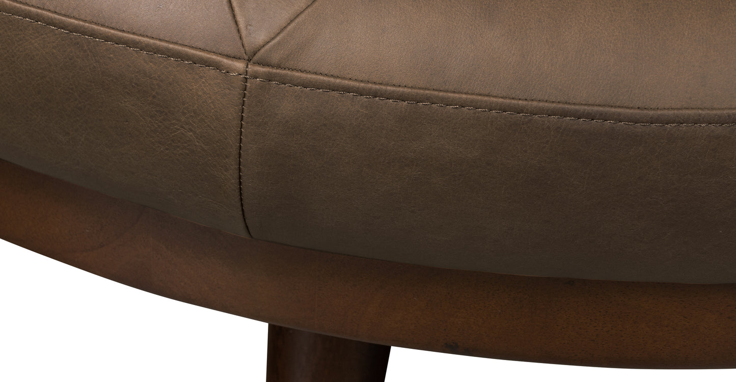 Pouf in pelle Gio