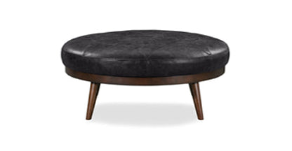 Pouf in pelle Gio