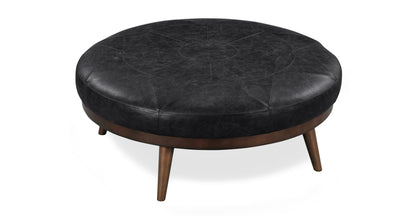 Pouf in pelle Gio