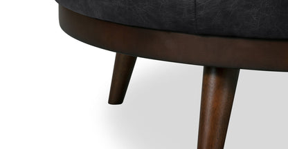 Pouf in pelle Gio