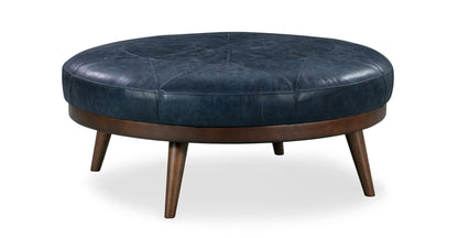 Pouf in pelle Gio