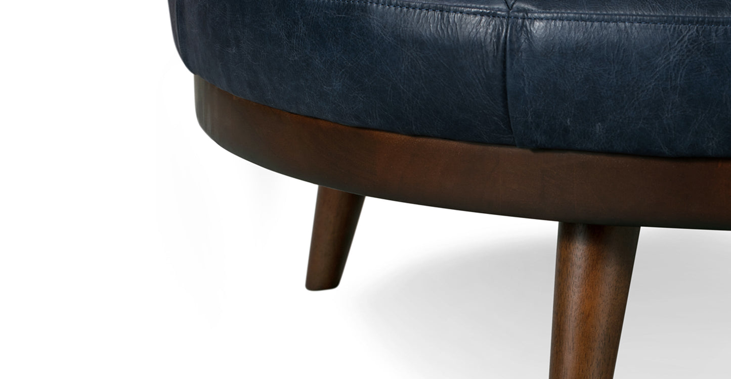 Pouf in pelle Gio