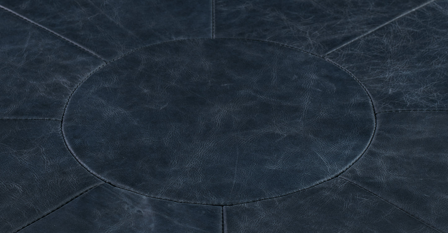 Pouf in pelle Gio