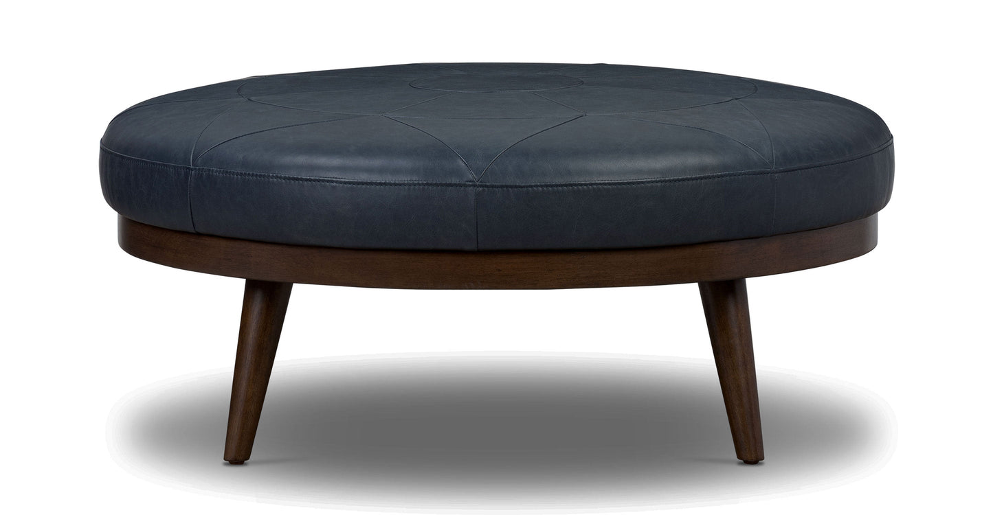 Pouf in pelle Gio