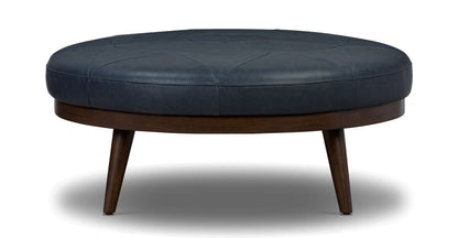 Pouf in pelle Gio