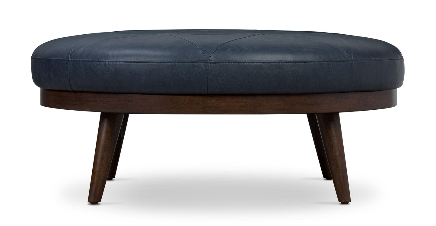 Pouf in pelle Gio