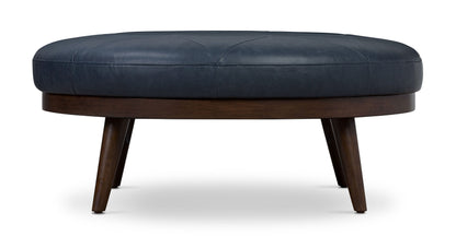 Pouf in pelle Gio