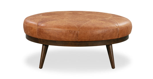 Pouf in pelle Gio