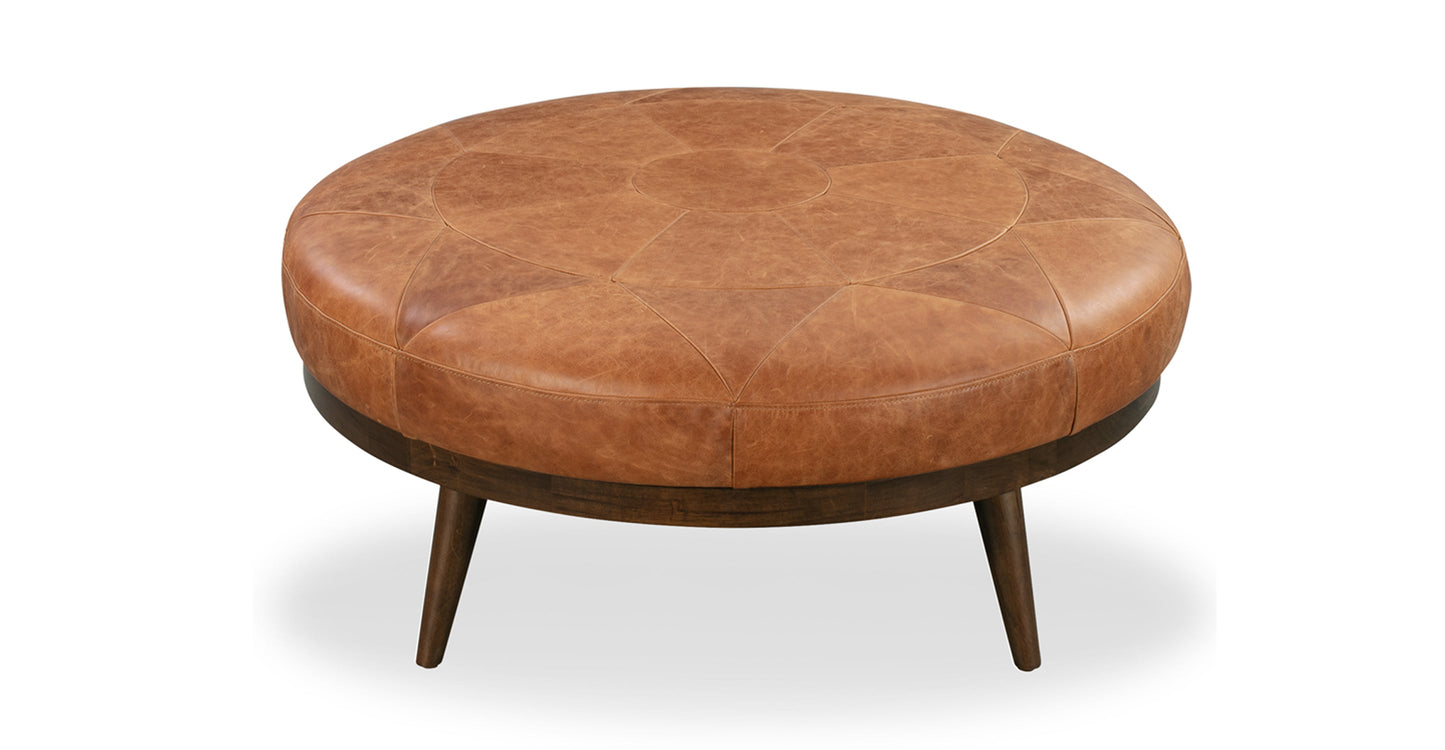 Pouf in pelle Gio
