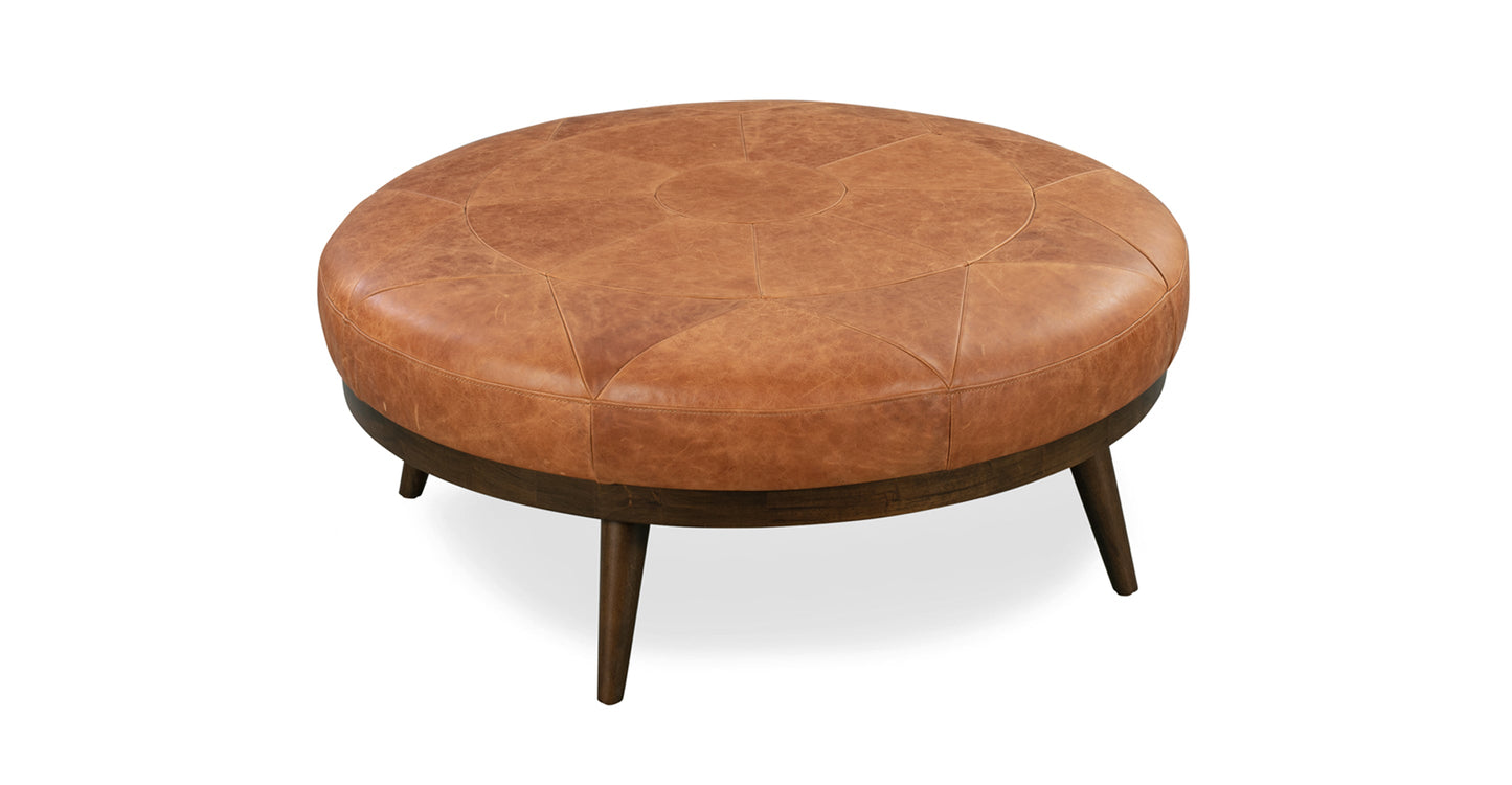 Pouf in pelle Gio