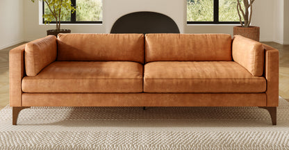 Divano in pelle Argan