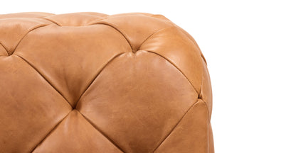 Pouf in pelle di Torino