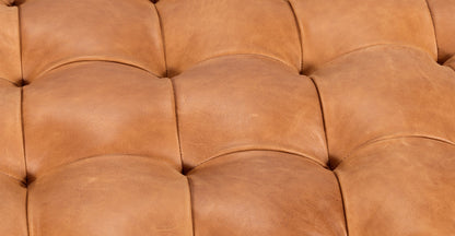 Pouf in pelle di Torino