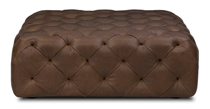 Pouf in pelle di Torino