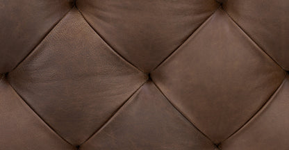 Pouf in pelle di Torino
