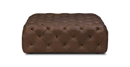 Pouf in pelle di Torino