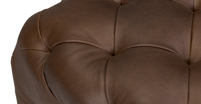 Pouf in pelle di Torino