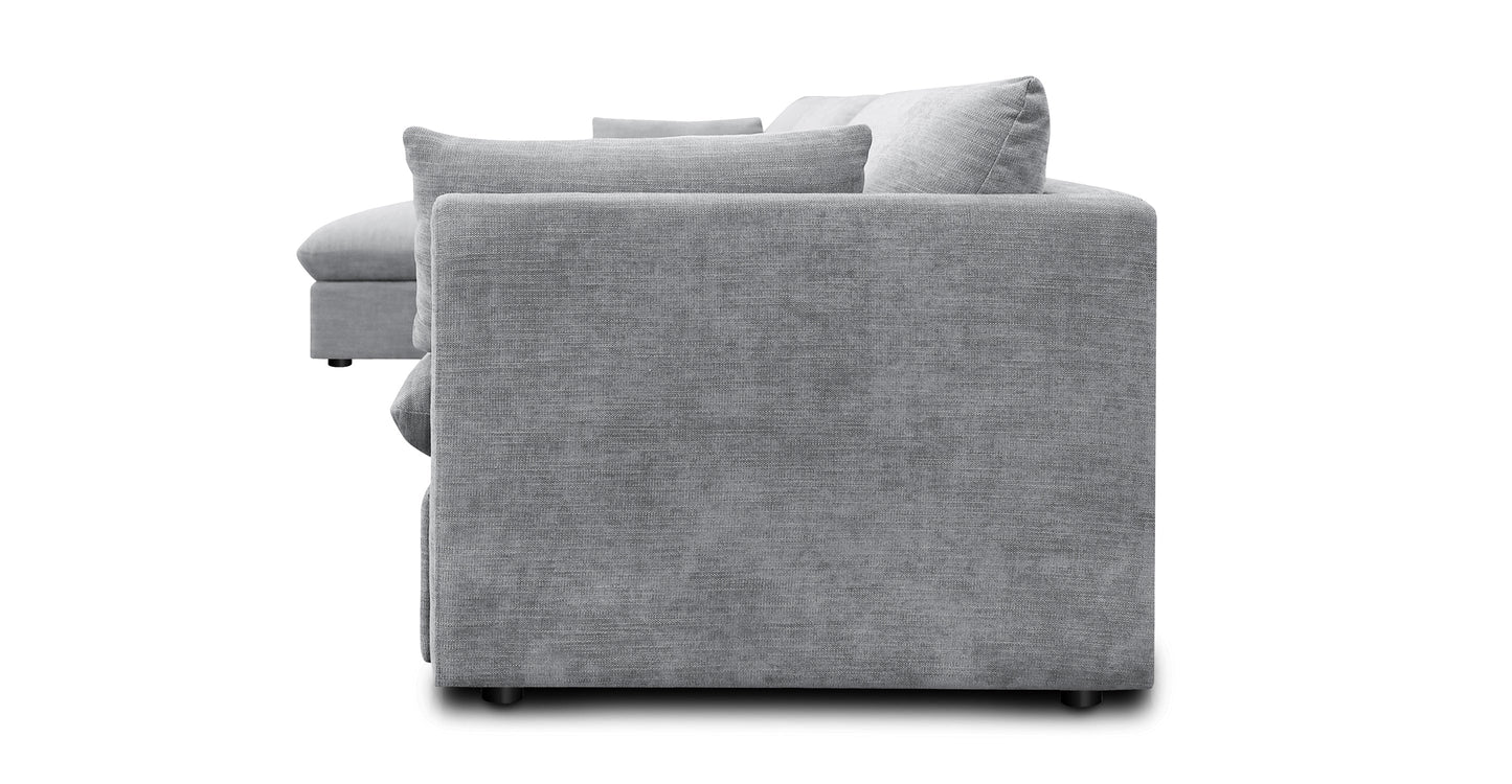 Divano letto componibile Argos con letto rivolto a sinistra