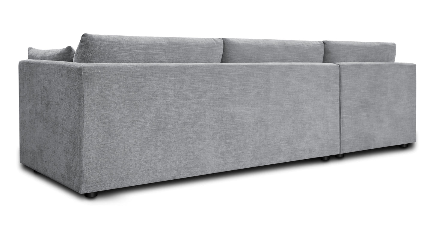 Divano letto componibile Argos con letto rivolto a sinistra