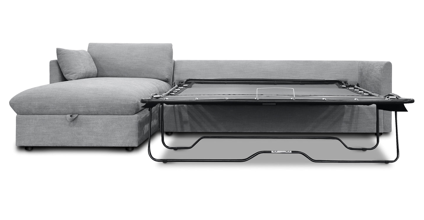 Divano letto componibile Argos con letto rivolto a sinistra
